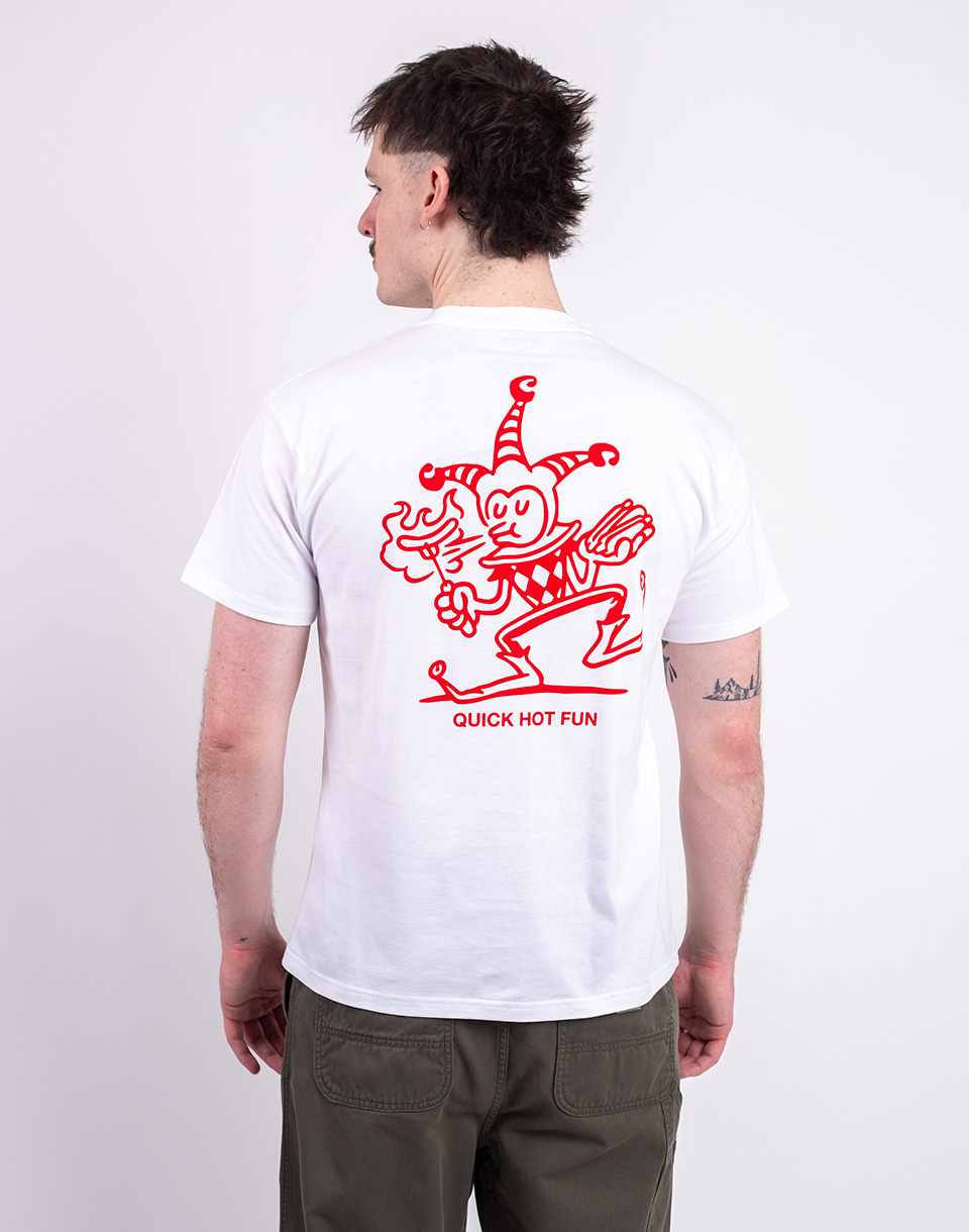 Carhartt WIP S/S Harlequin BBQ T-Shirt White S