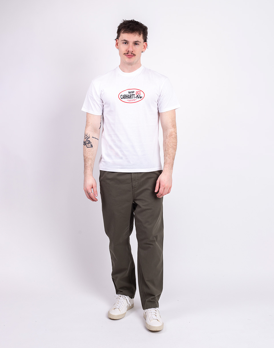 Carhartt WIP S/S Harlequin BBQ T-Shirt White S