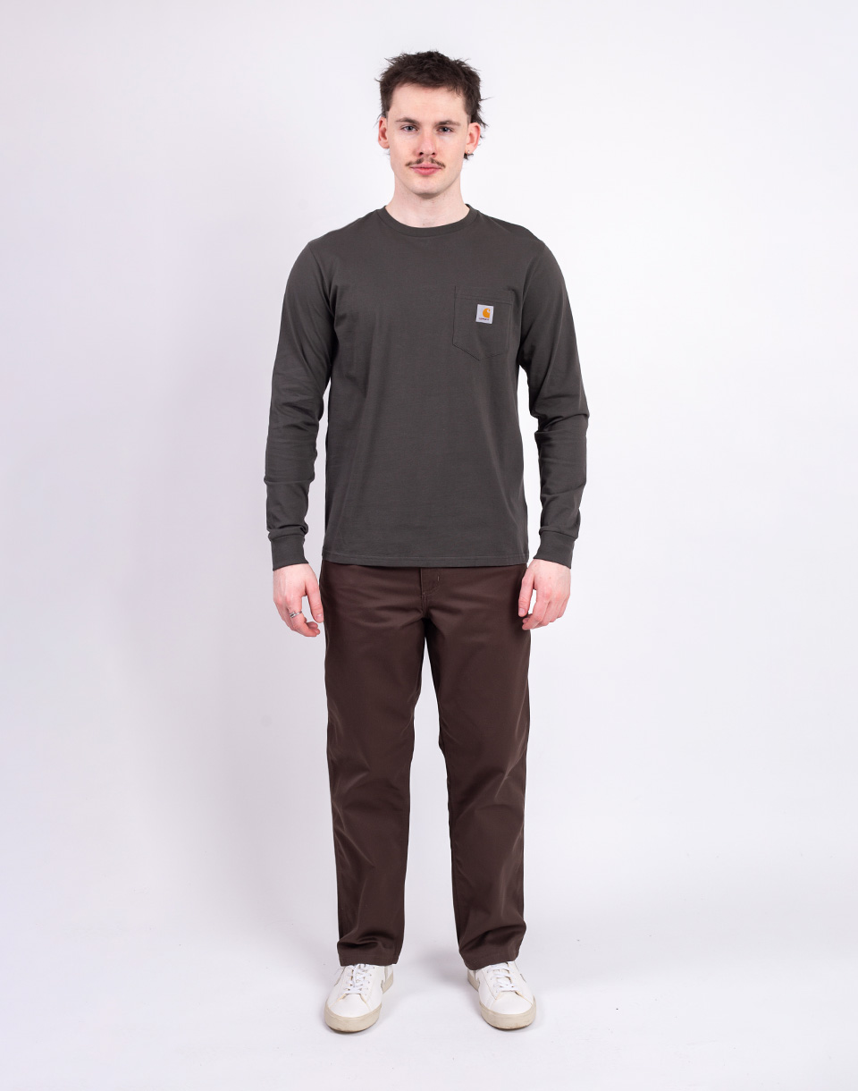 Carhartt WIP L/S Pocket T-Shirt Oxide Green S