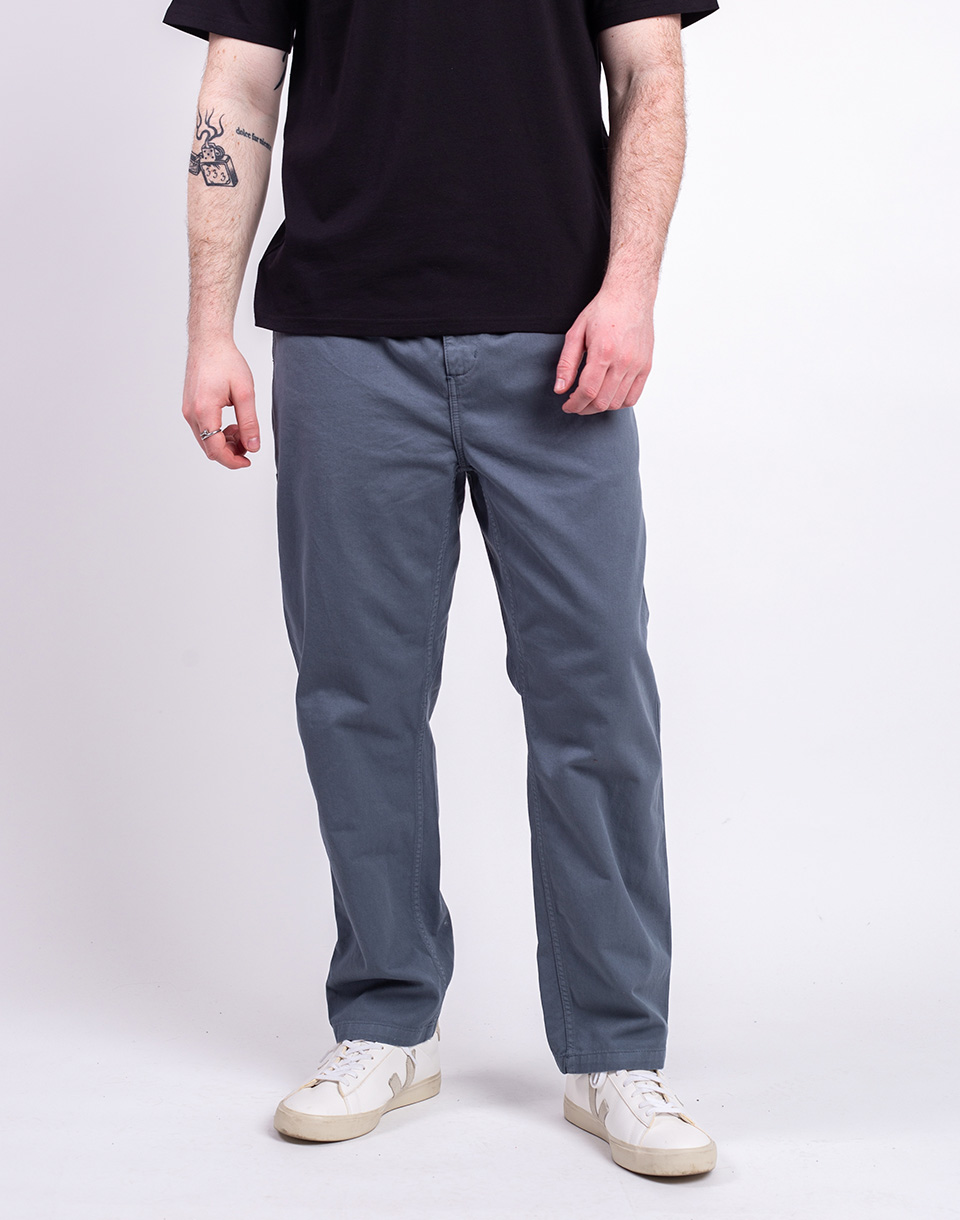 Carhartt WIP Flint Pant Cozy Blue garment dyed XL
