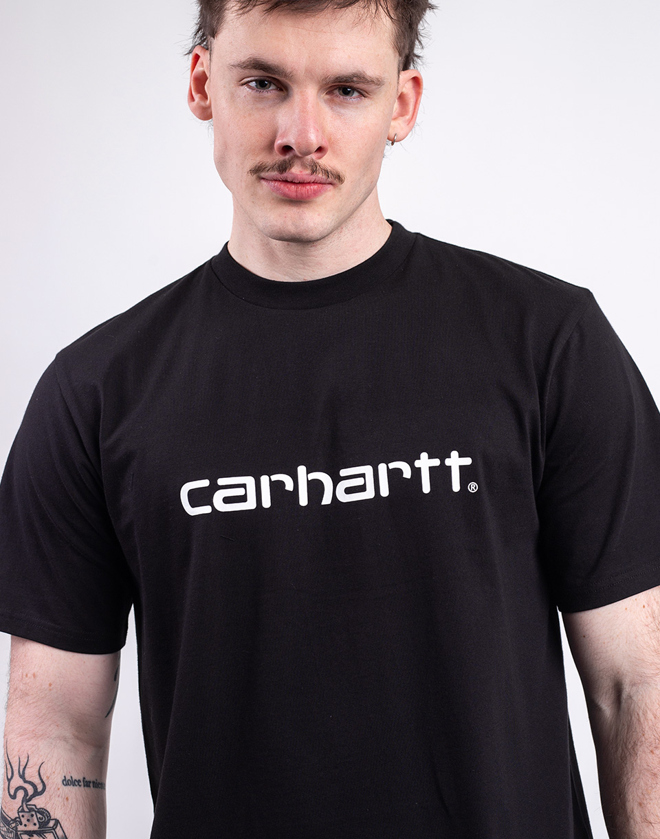 Carhartt WIP S/S Script T-Shirt Black/White M