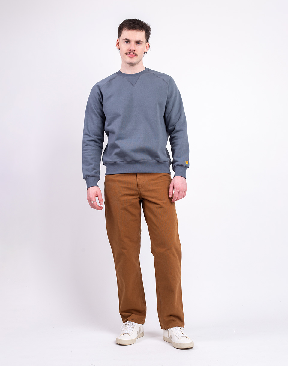 Carhartt WIP Single Knee Pant Hamilton Brown rinsed W34/L32