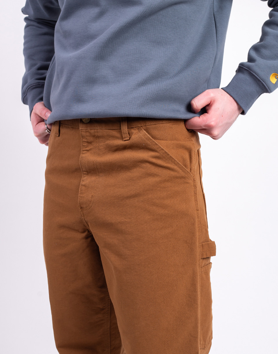 Carhartt WIP Single Knee Pant Hamilton Brown rinsed W31/L32