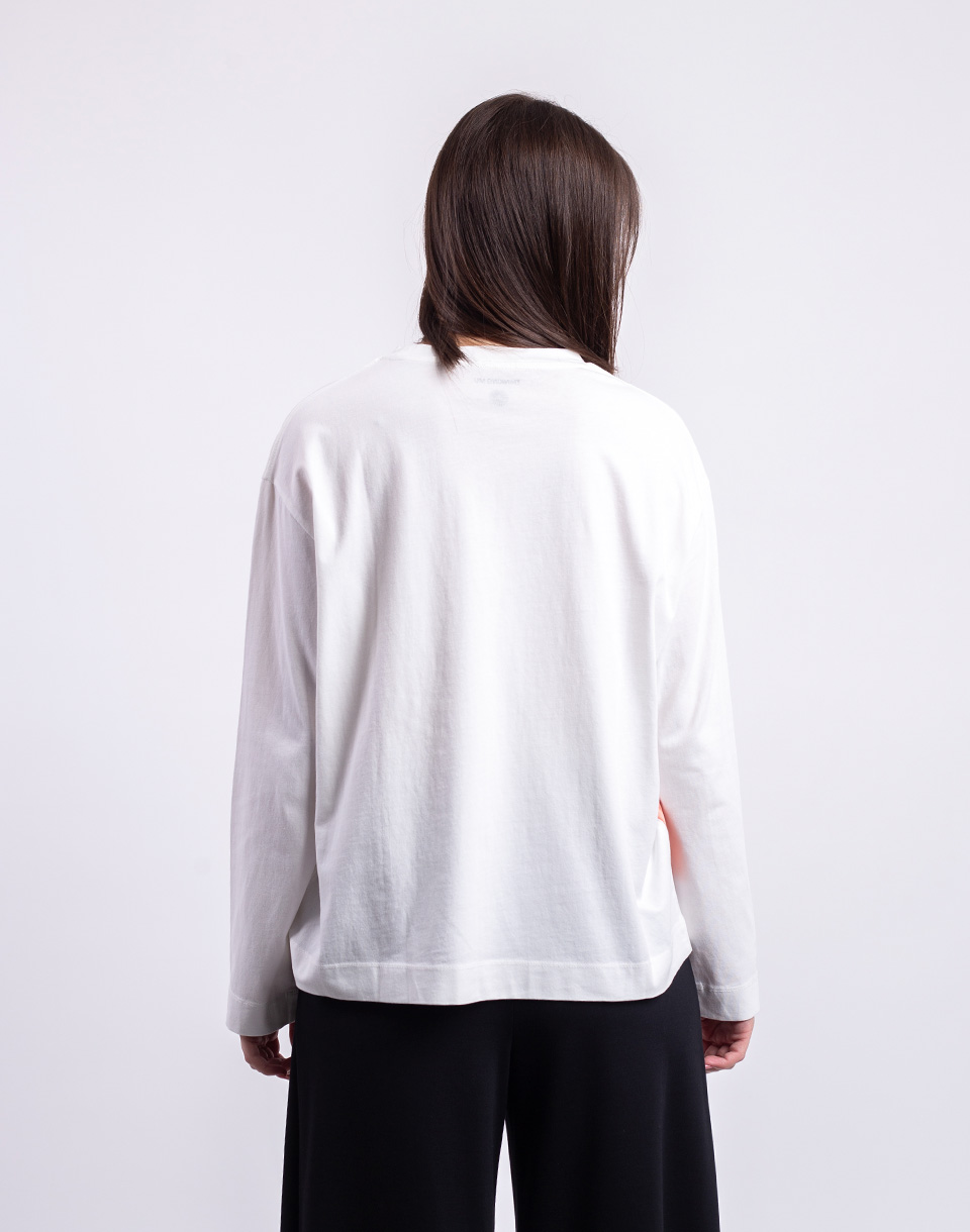 Thinking MU Flower Contrast Emily Tee WHITE S