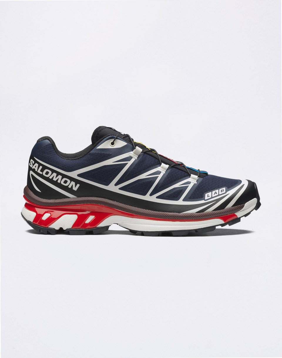 Salomon XT-6 Maritime Blue/Black/Fiery Red 40 2/3
