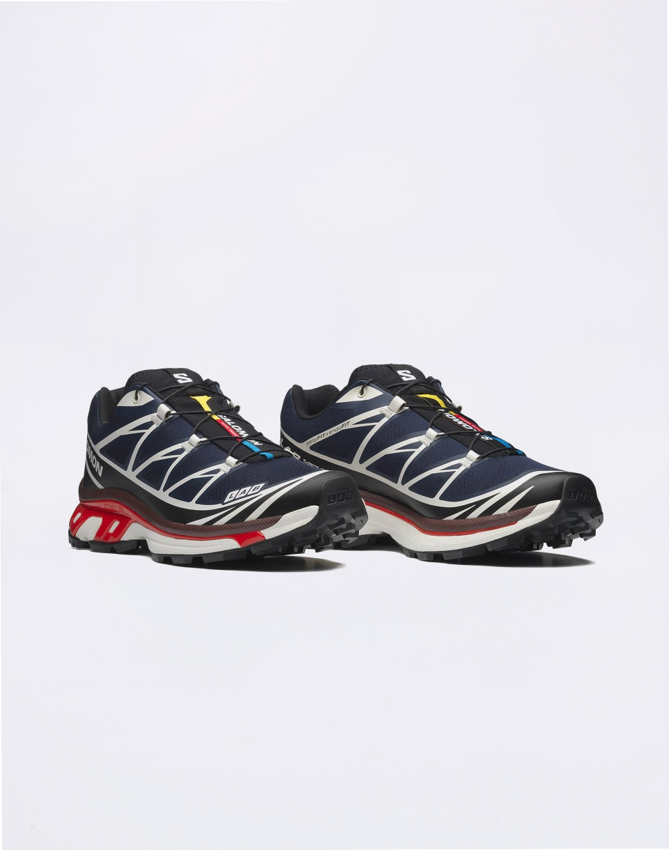 Salomon XT-6 Maritime Blue/Black/Fiery Red 44