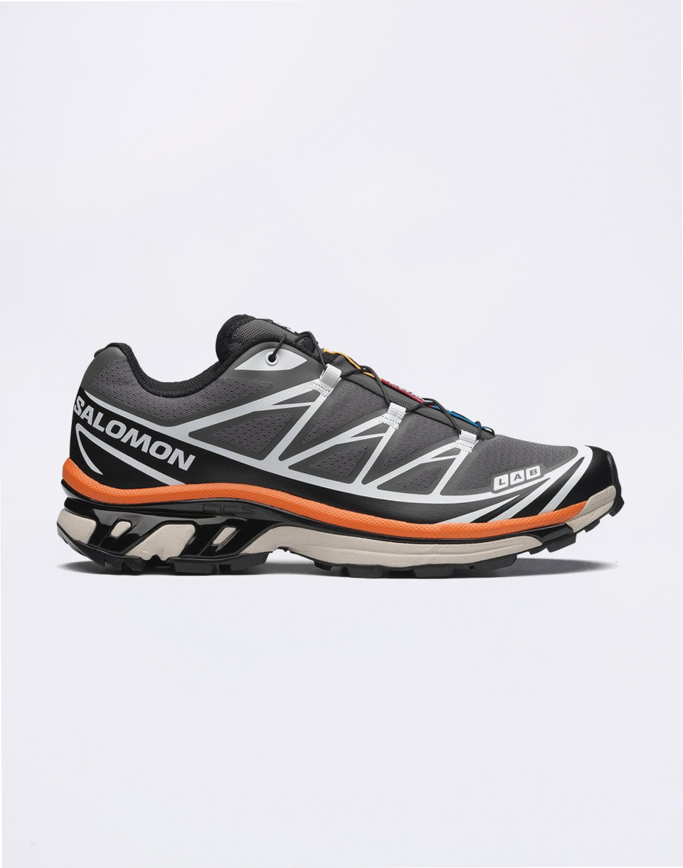 Salomon XT-6 Pewter/Black/Turmeric 37 1/3