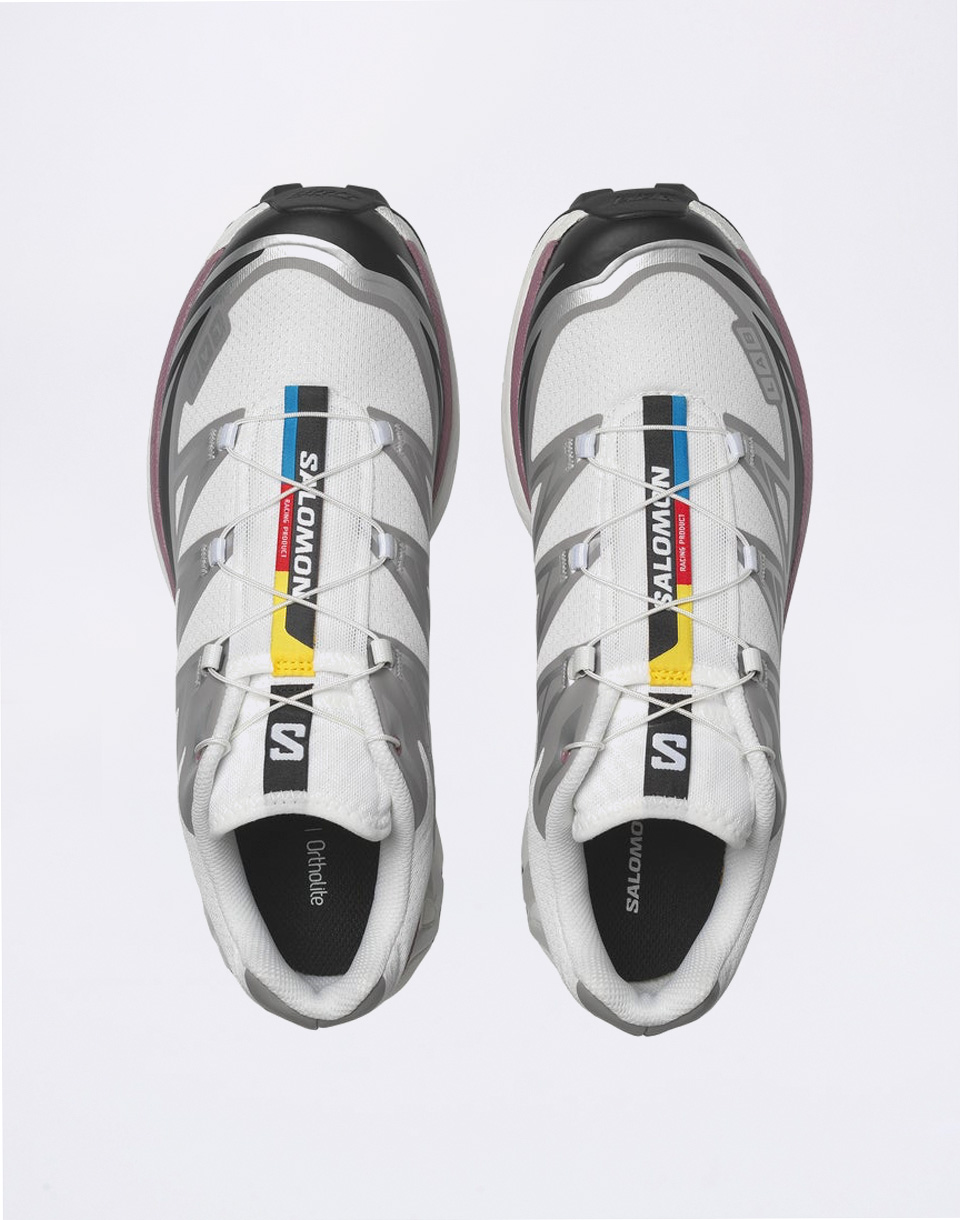 Salomon XT-6 White/Black/Dusky Orchid 44