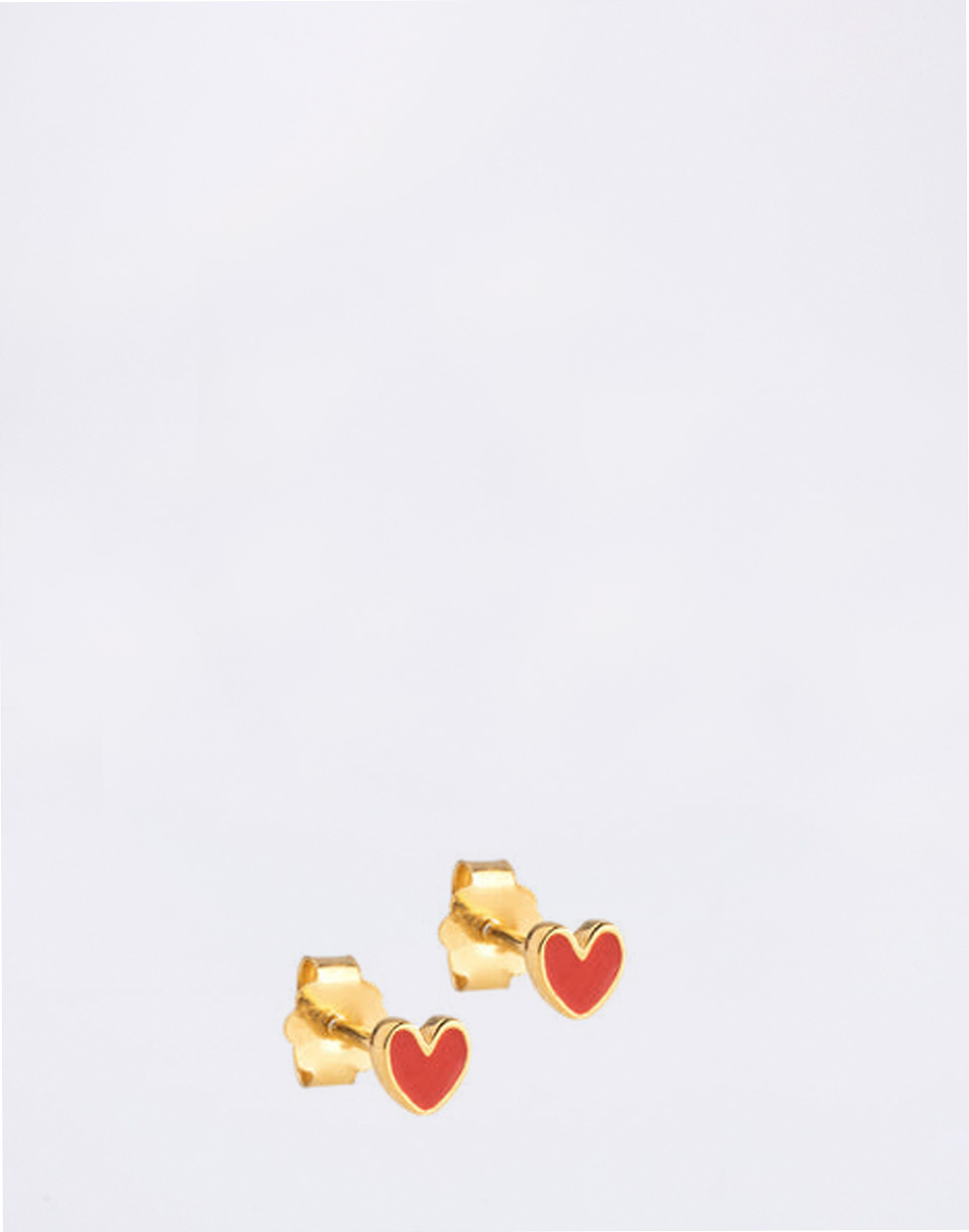 ENAMEL Copenhagen Studs, Amore Red