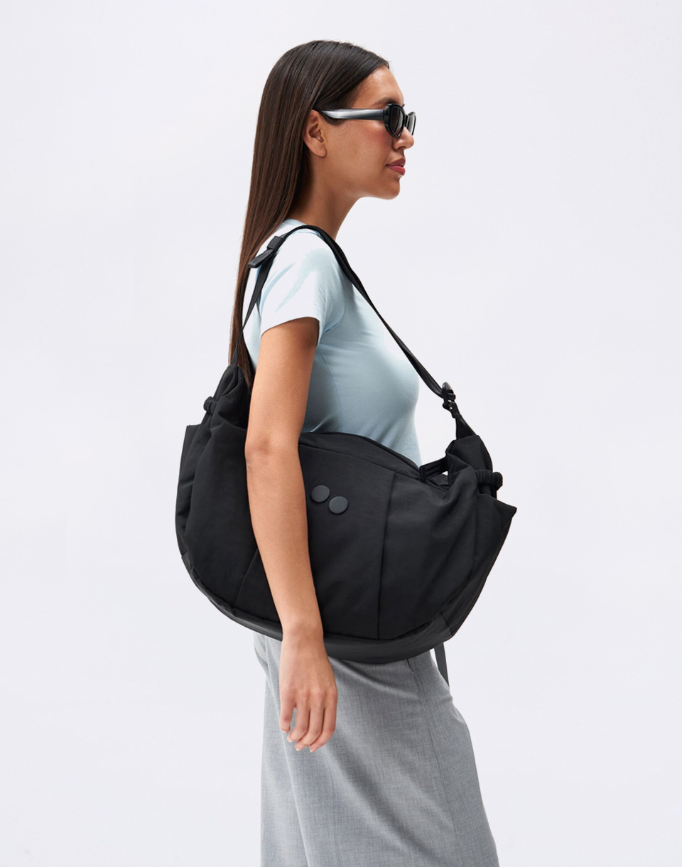 pinqponq Krumm Large Crinkle Black