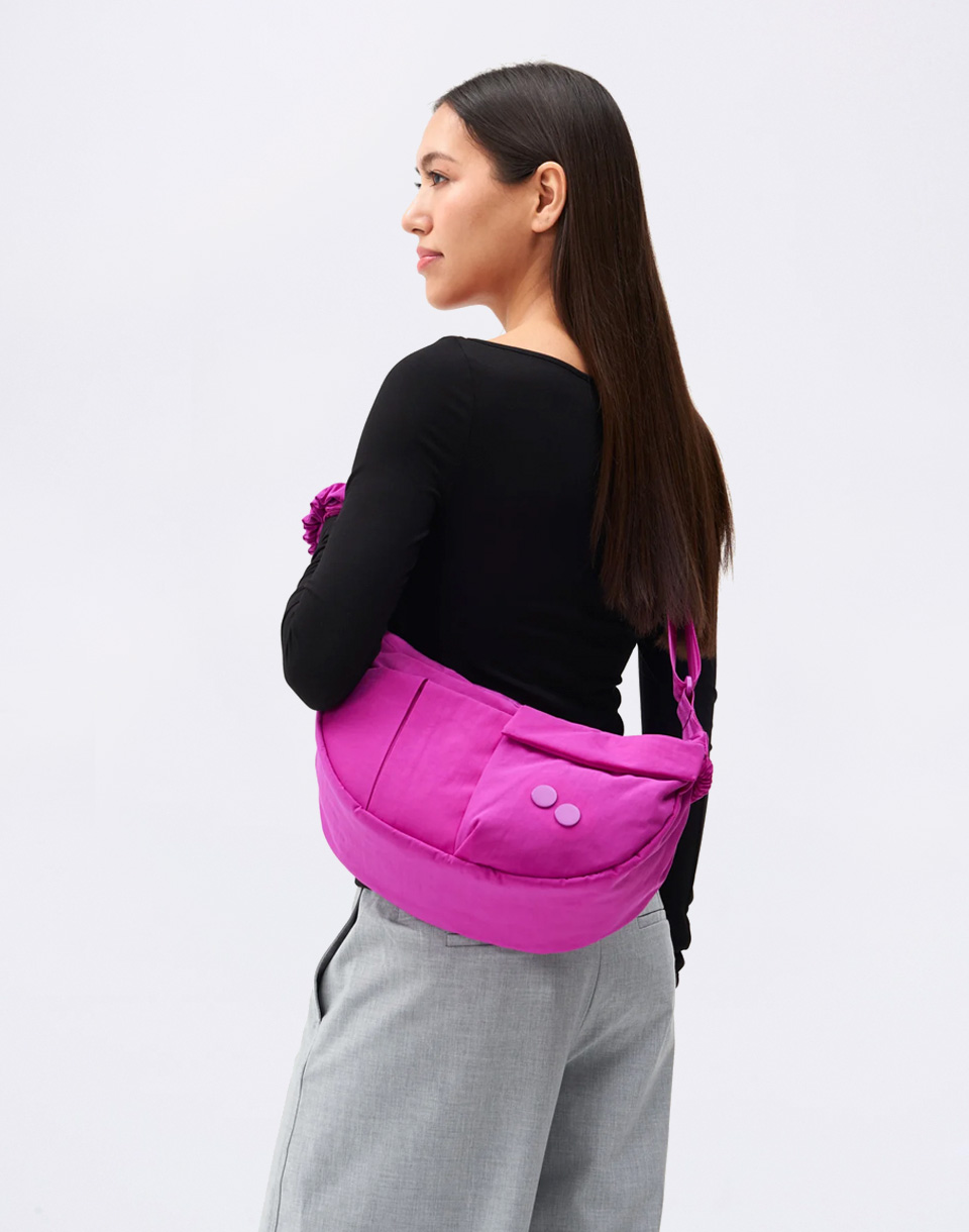 pinqponq Krumm Medium Crinkle Fuchsia