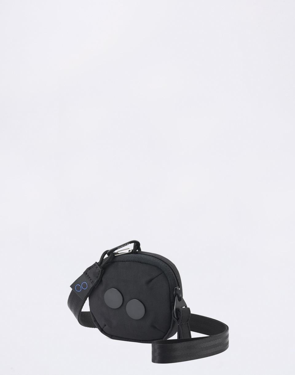 Pinqponq Mini Pouch Crinkle Black