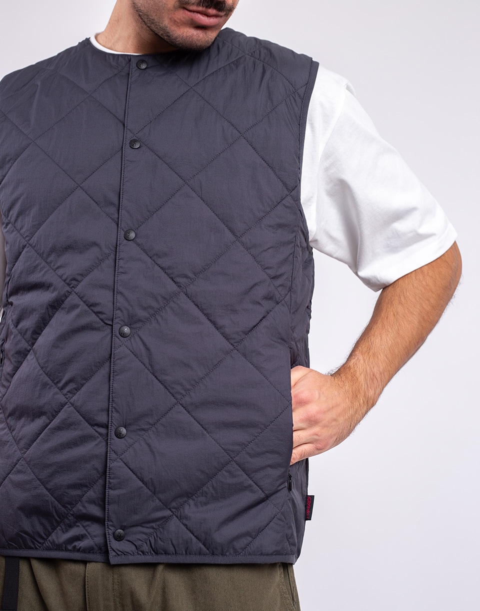 Gramicci Thermal Insulation Quilted Vest BLACK M