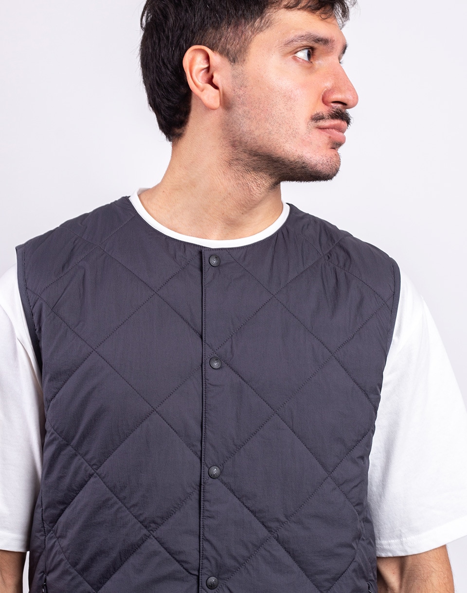 Gramicci Thermal Insulation Quilted Vest BLACK M