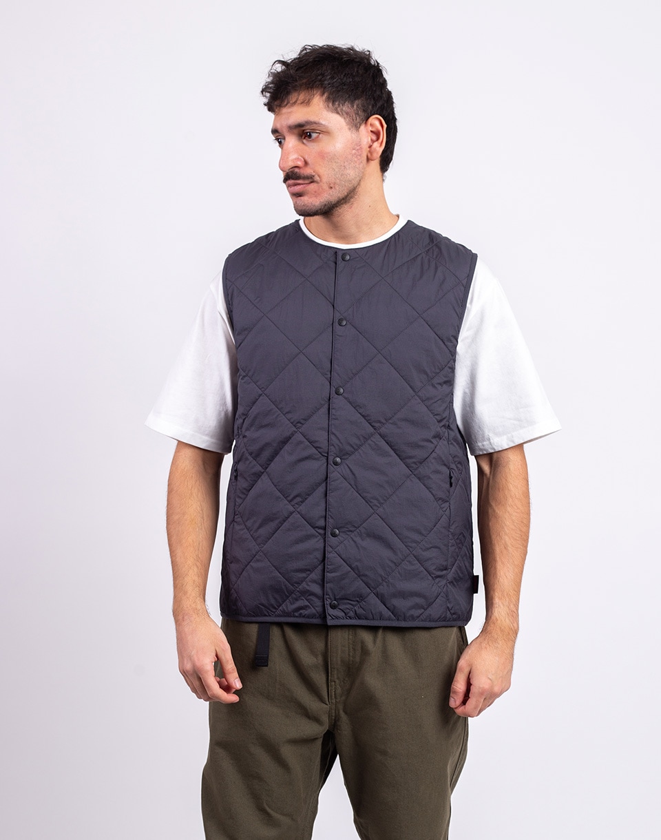 Gramicci Thermal Insulation Quilted Vest BLACK L