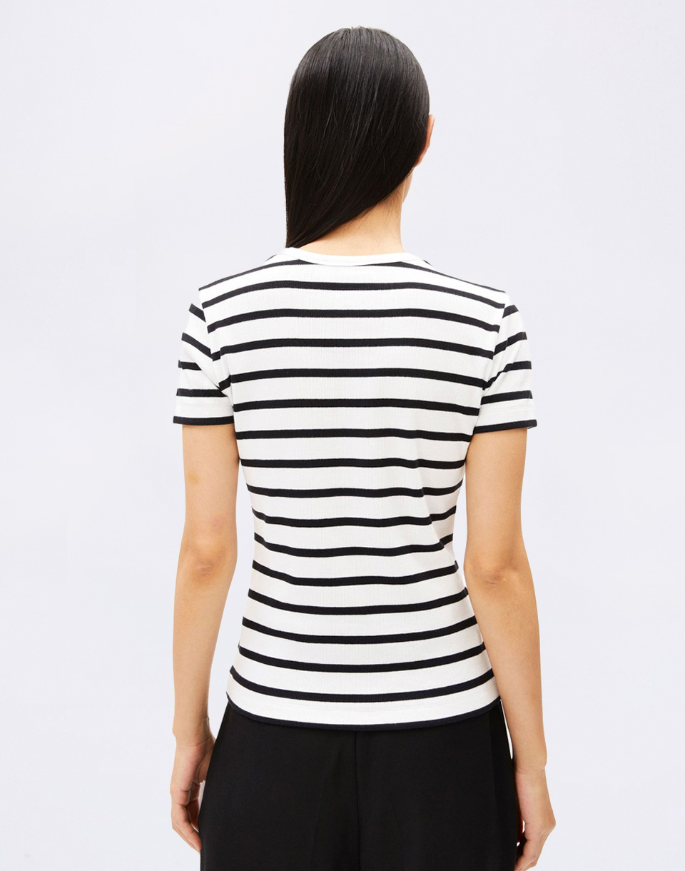 Armedangels Kardaa Stripes 307 white-black M