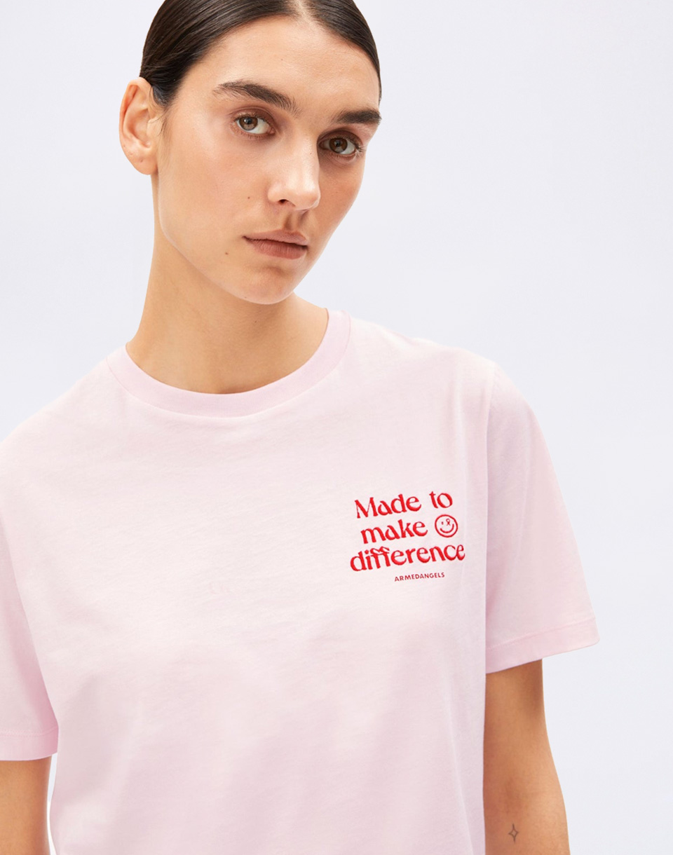 Armedangels Lualaa Embro 3433 pink mist S