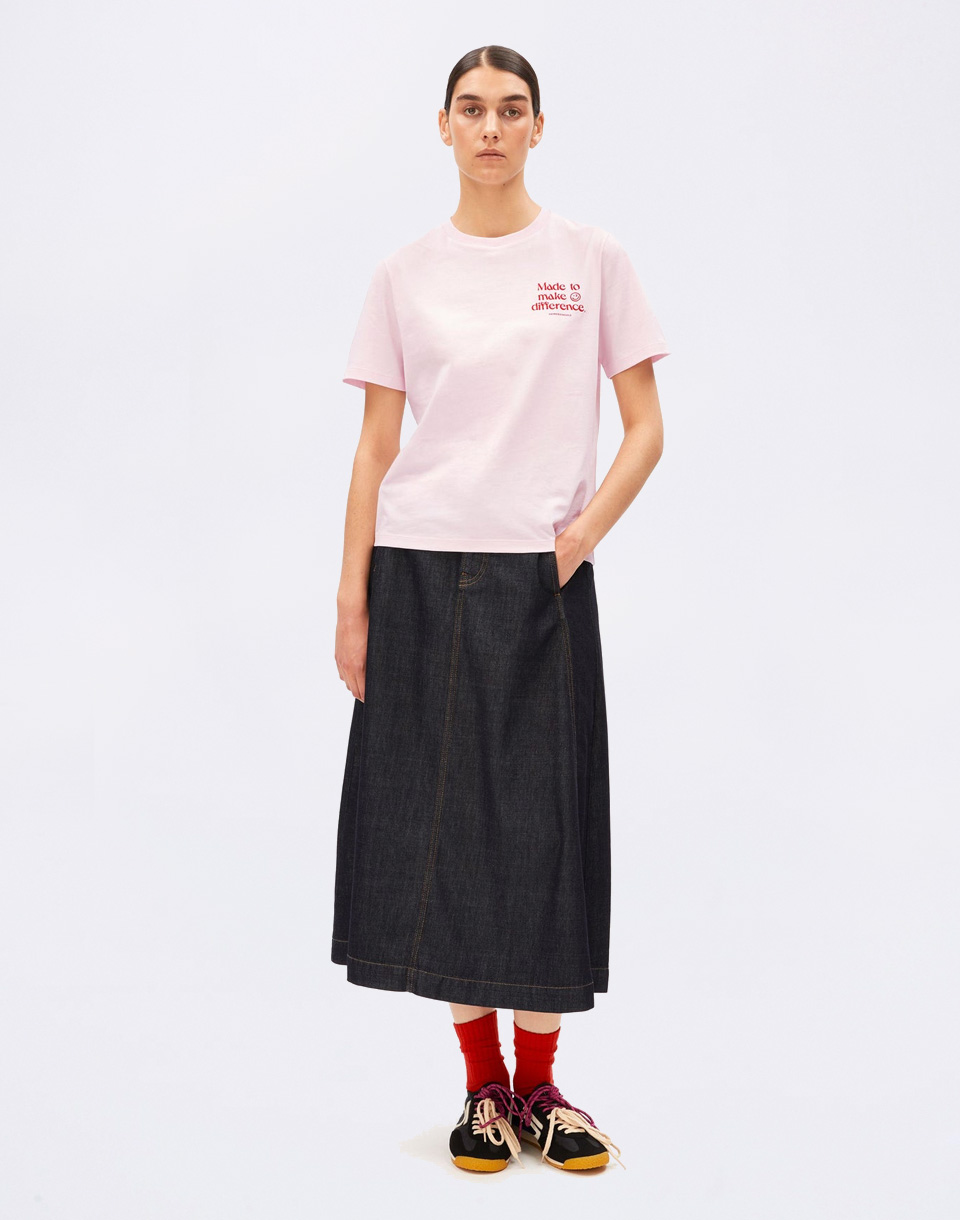 Armedangels Lualaa Embro 3433 pink mist S