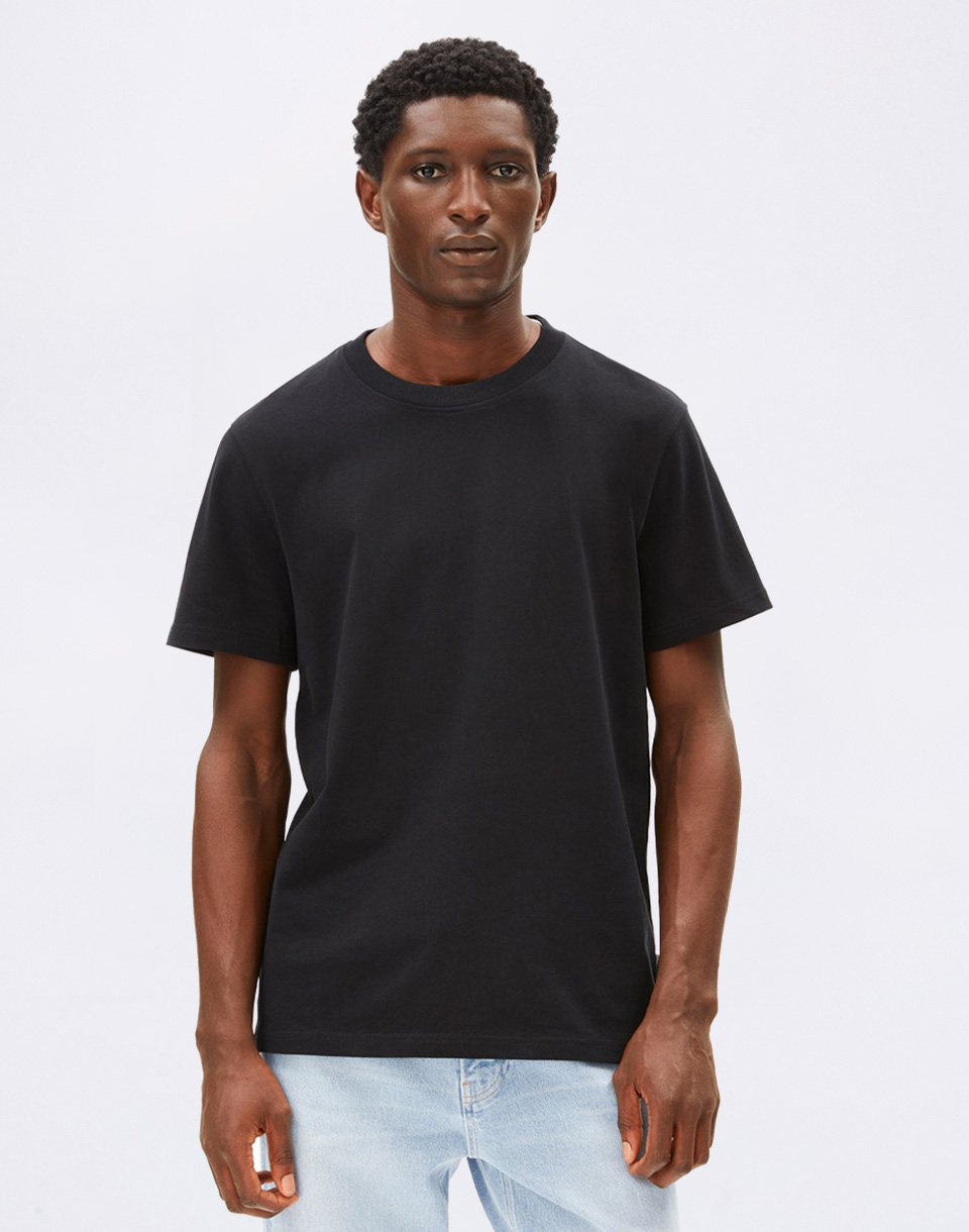 Tričko Armedangels Maarkos Mid Weight 105 black