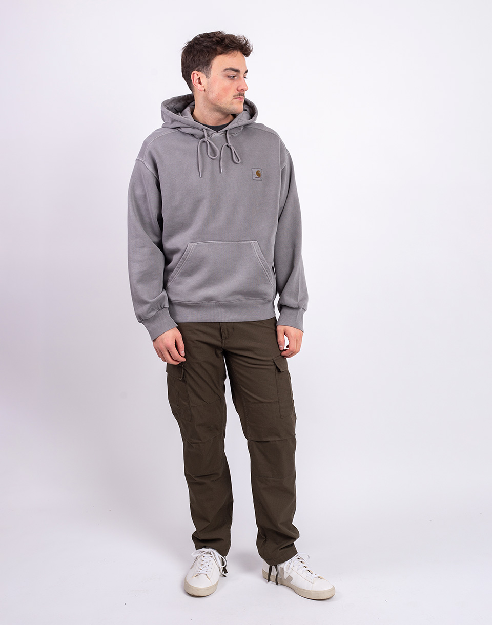 Carhartt WIP Hooded Nelson Sweat Yosemite garment dyed S