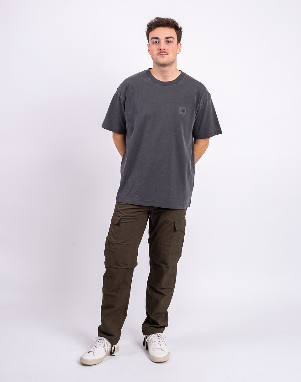 Carhartt WIP S/S Nelson T-Shirt Black garment dyed M