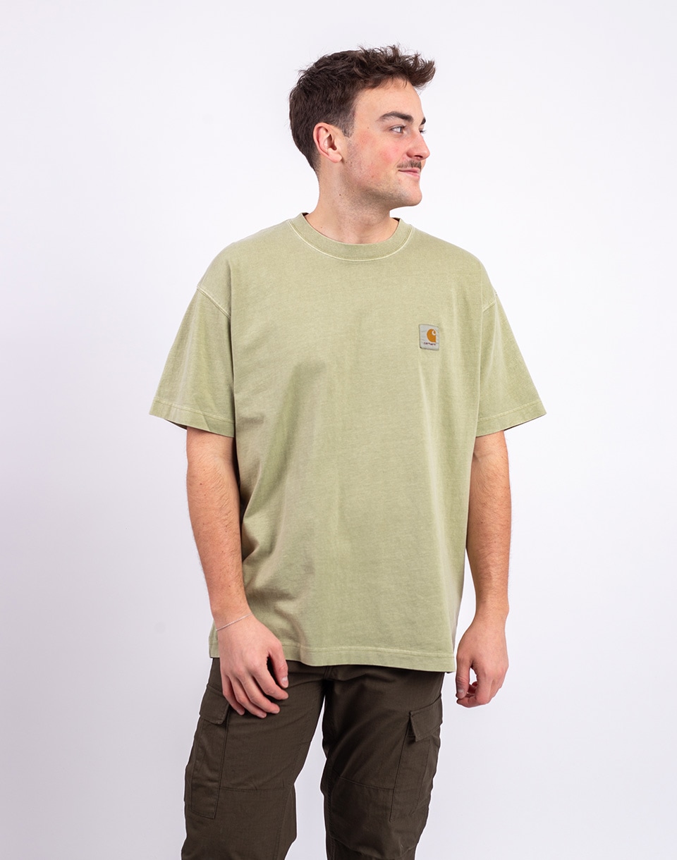 Carhartt WIP S/S Nelson T-Shirt Gentle Green garment dyed S