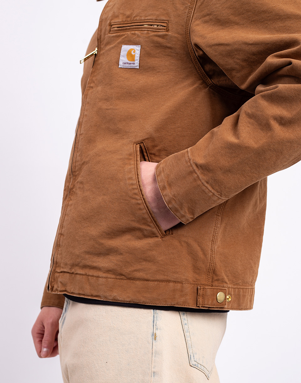Carhartt WIP Detroit Jacket Hamilton Brown/Hamilton stone canvas M