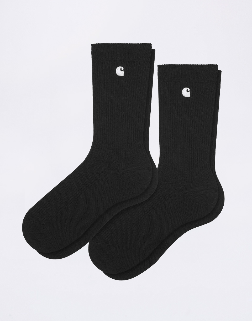 Carhartt WIP Madison Pack Socks Black/White + Black/White