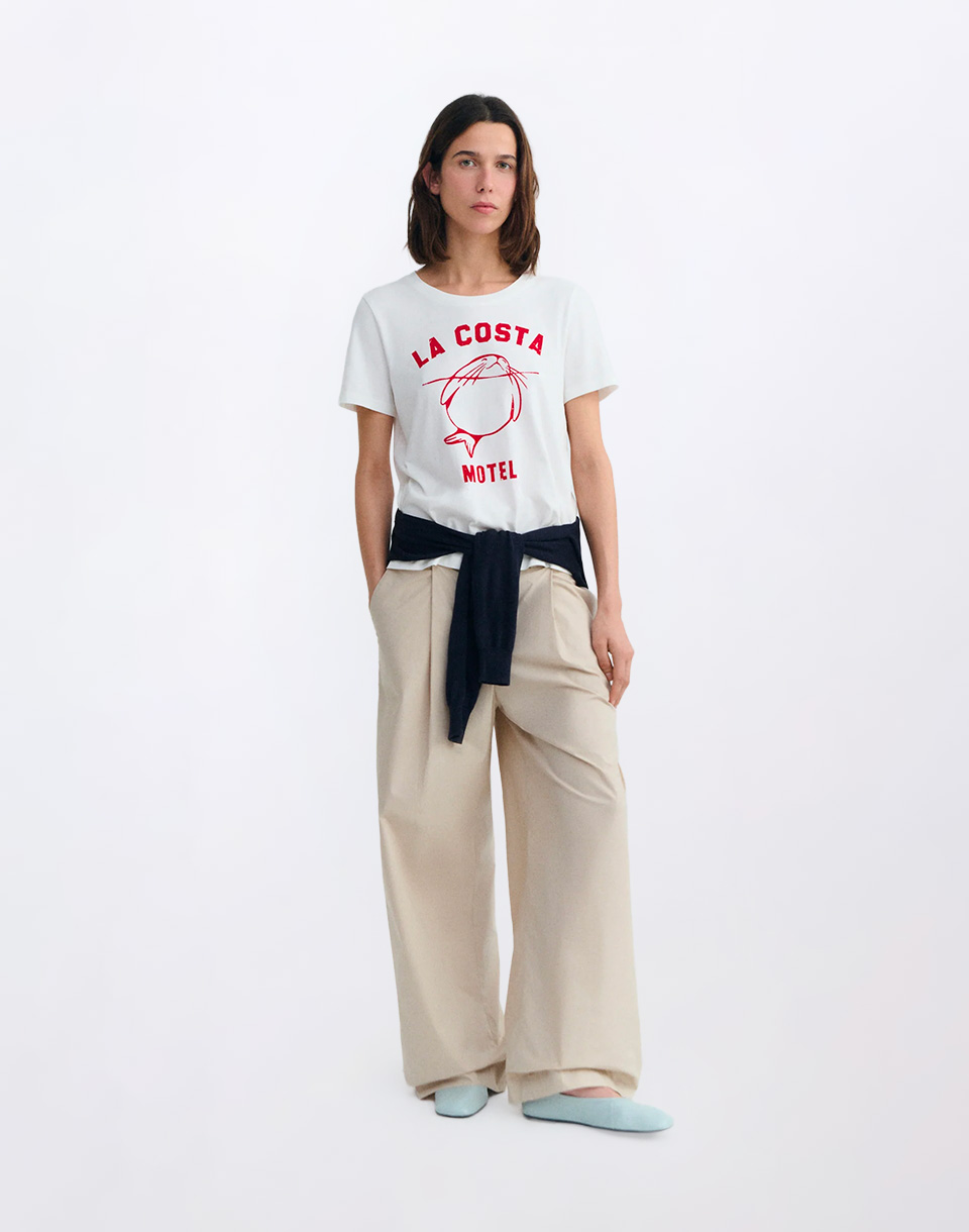 Thinking MU Animal Motel Ida Tee WHITE M