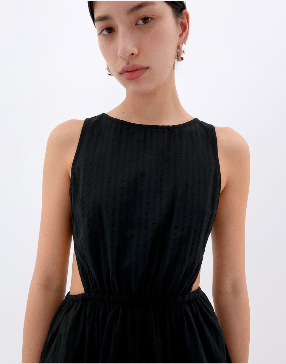 Thinking MU Black Kin Dress BLACK S