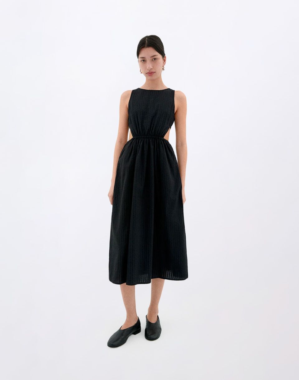 Thinking MU Black Kin Dress BLACK XS