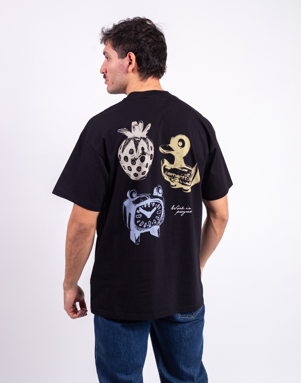 Carhartt WIP S/S Forma T-Shirt Black heavy stone wash M