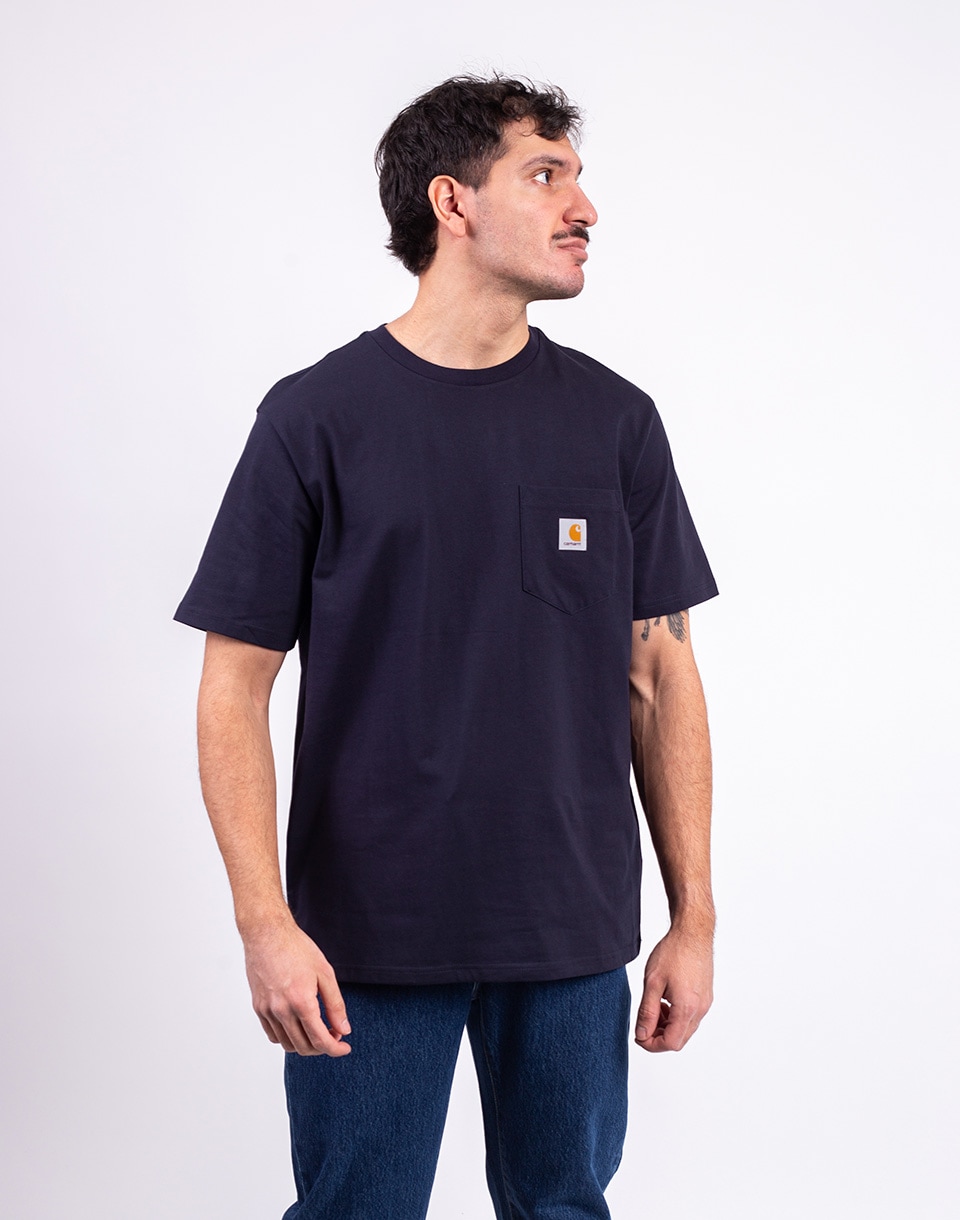 Tričko Carhartt WIP S/S Pocket T-Shirt Dark Navy