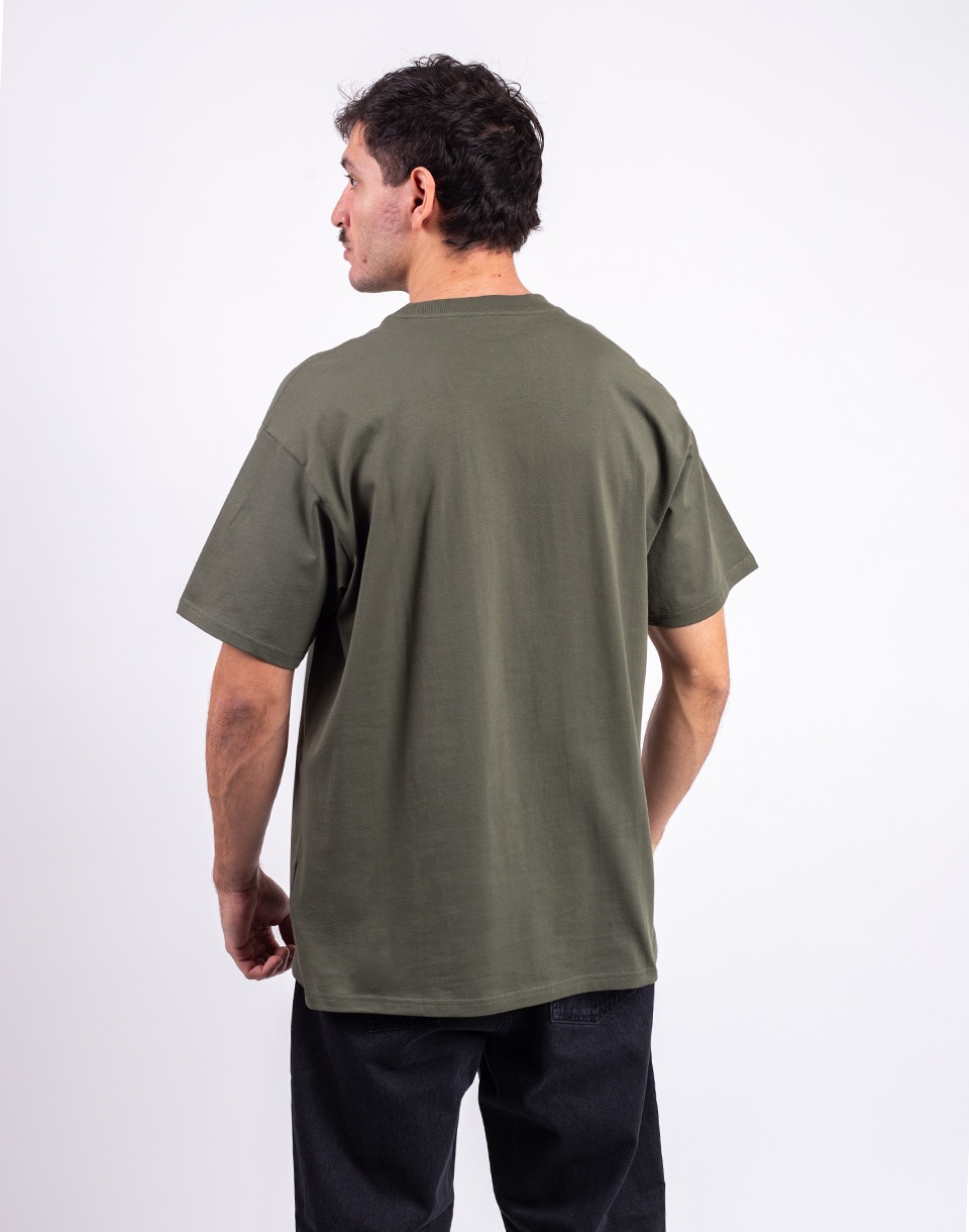 Carhartt WIP S/S Script Embroidery T-Shirt Leaf/White S