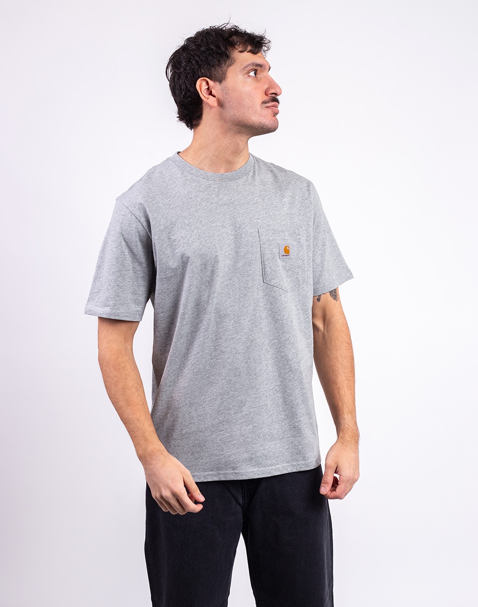 Carhartt WIP S/S Pocket T-Shirt Grey Heather S