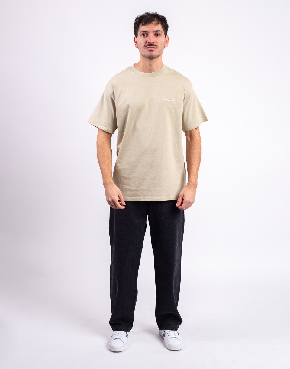 Carhartt WIP S/S Script Embroidery T-Shirt Barchan/White S