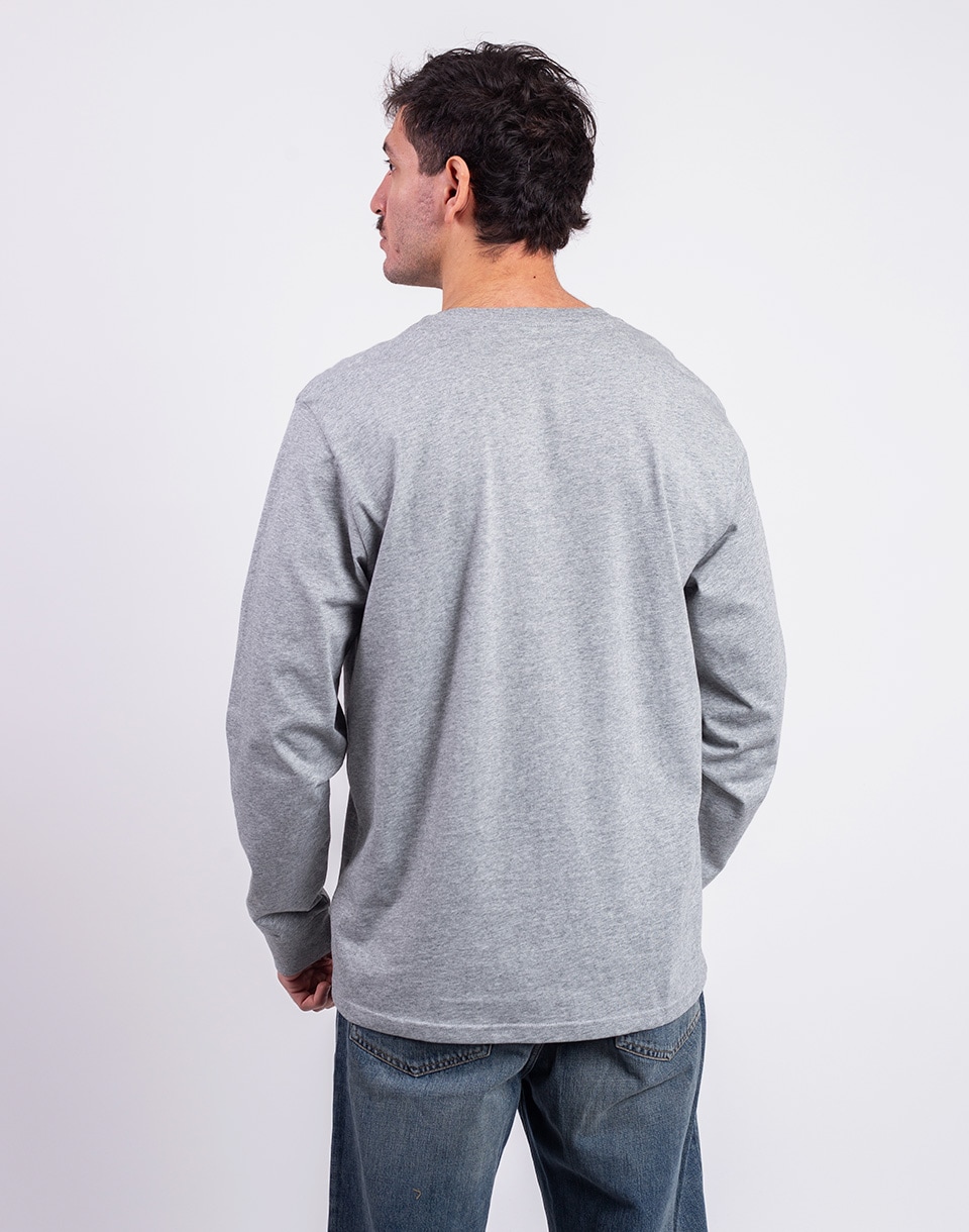 Carhartt WIP L/S Pocket T-Shirt Grey Heather M