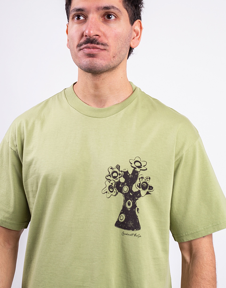 Carhartt WIP S/S Forma T-Shirt Green heavy stone wash S