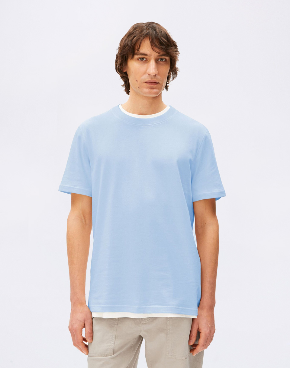 Tričko Armedangels Jaames 3455 wedgwood