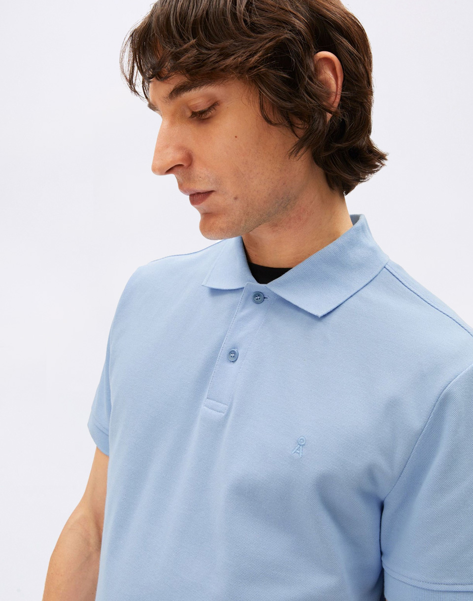 Armedangels Maario Poloshirt 3455 wedgwood M