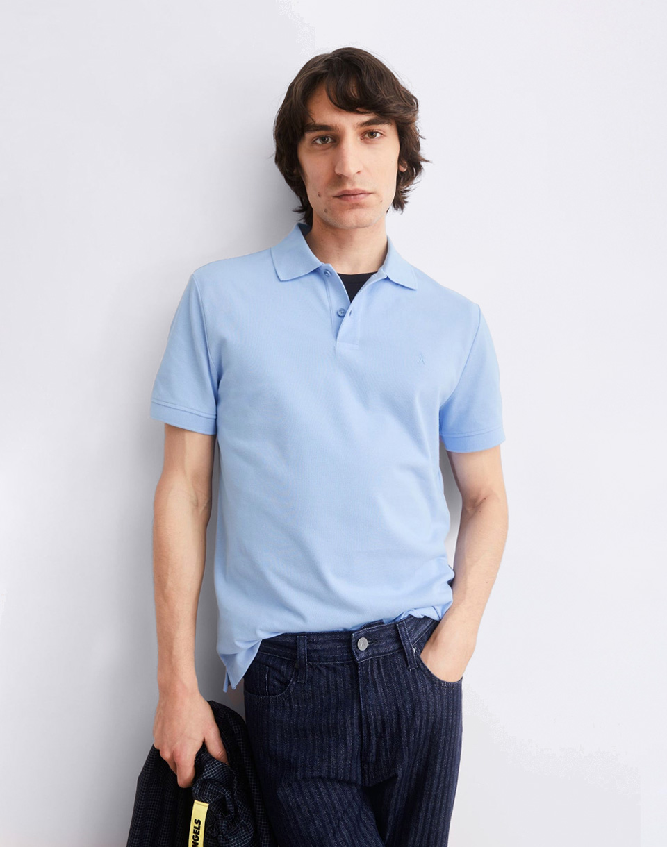 Armedangels Maario Poloshirt 3455 wedgwood M