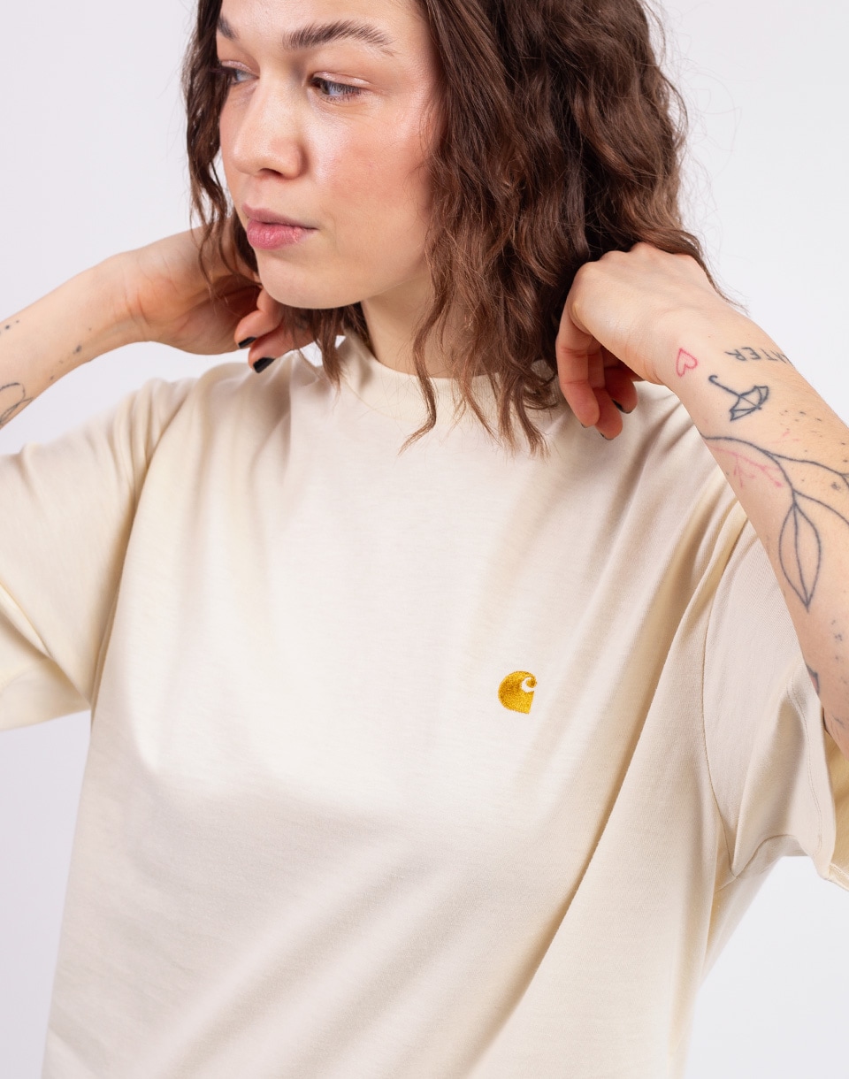 Carhartt WIP W' S/S Chase T-Shirt Cinnerus/Gold M