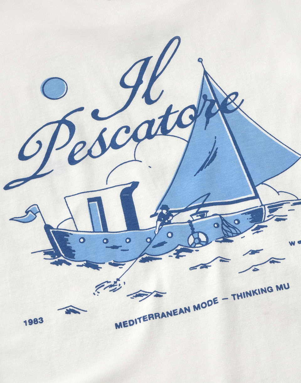 Thinking MU Pescatore Zach Tee WHITE M