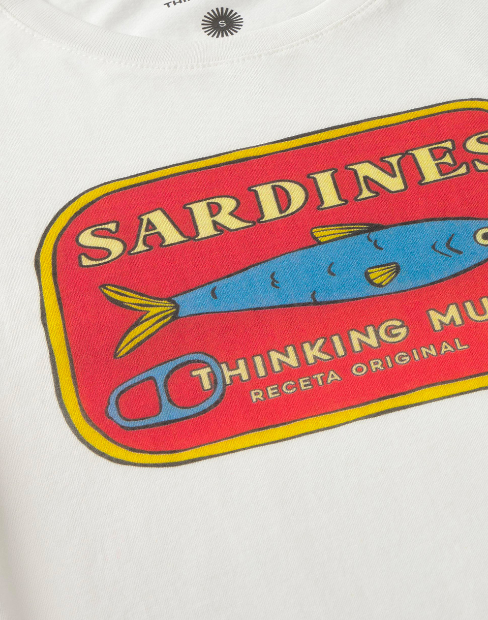 Thinking MU Sardines Mirna Tee WHITE L