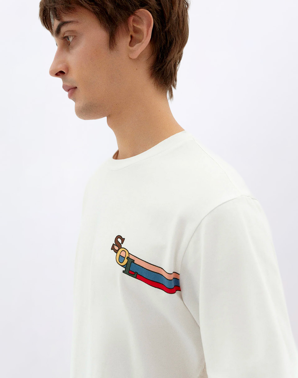 Thinking MU Sol Colors Zach T-Shirt WHITE S
