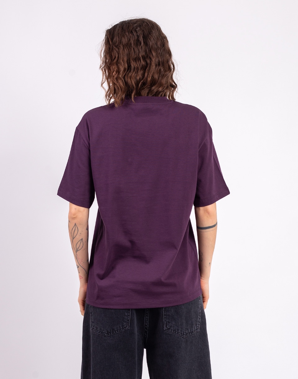 Carhartt WIP W' S/S Chase T-Shirt Cozy Purple/Gold M