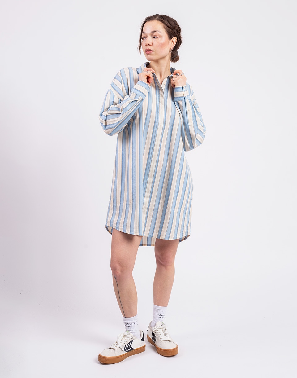 Thinking MU Messina Stripes Aurel Dress MULTICOLOR S