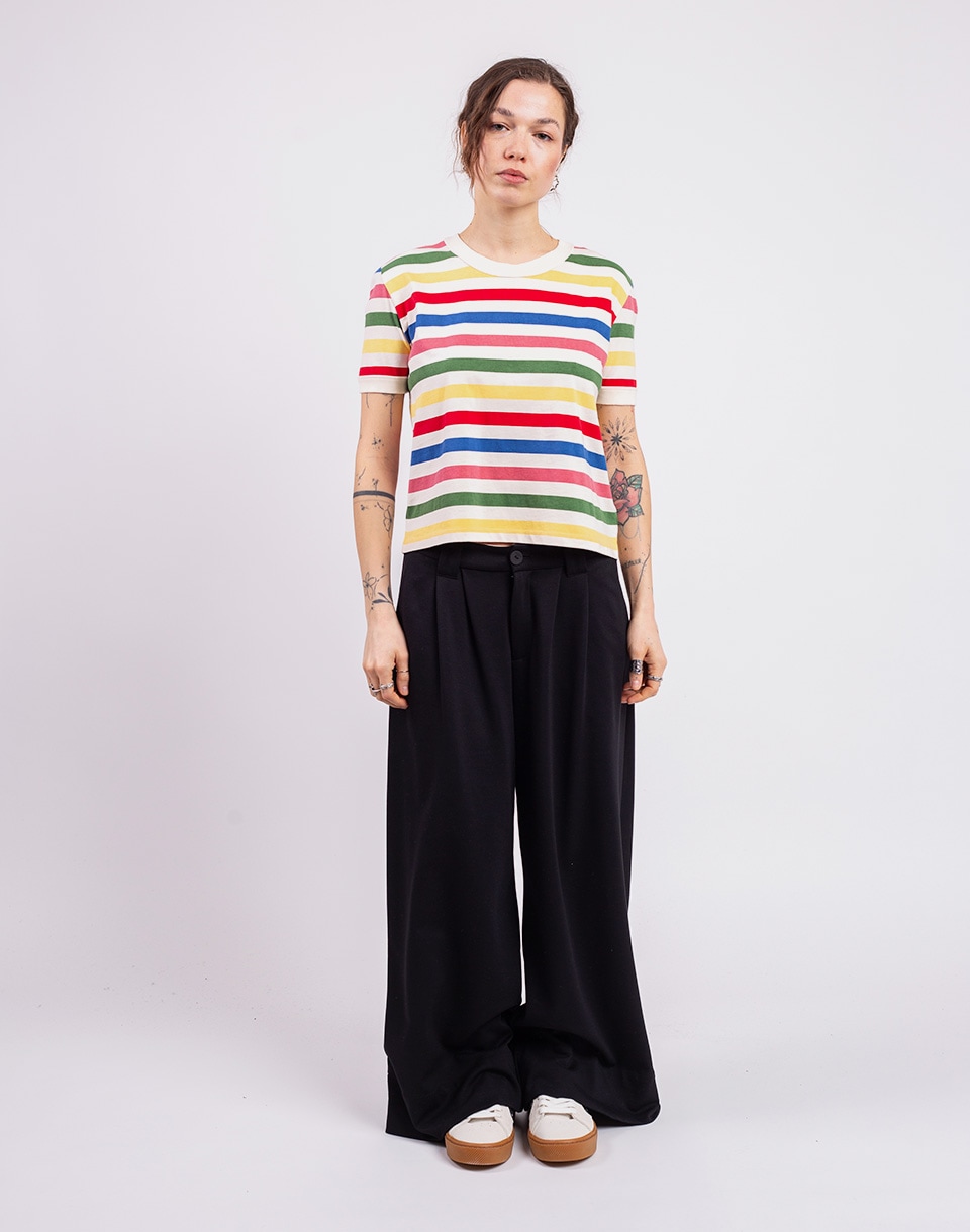 Thinking MU Med Stripes Zowie R Tee MULTICOLOR S