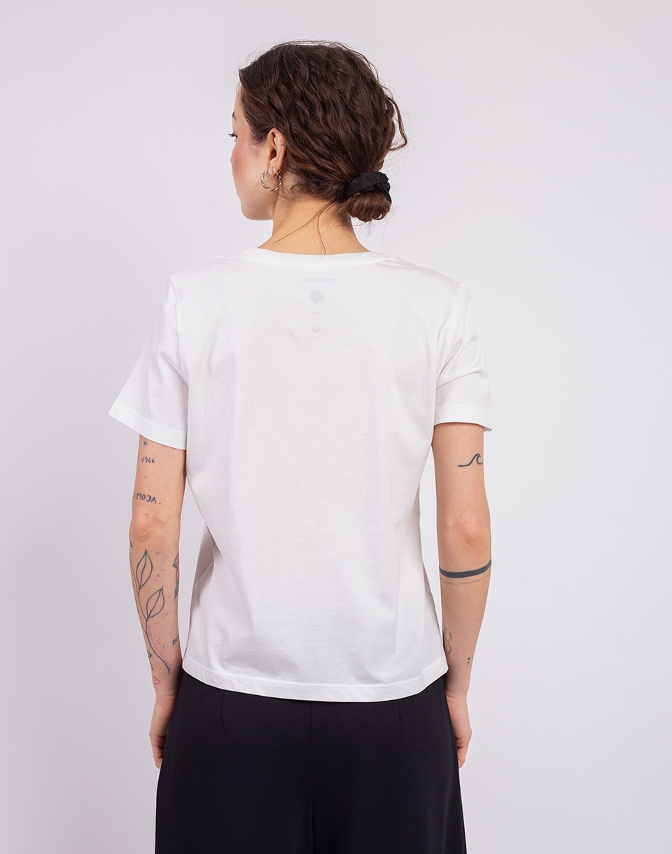 Thinking MU Origami Ida Tee WHITE S