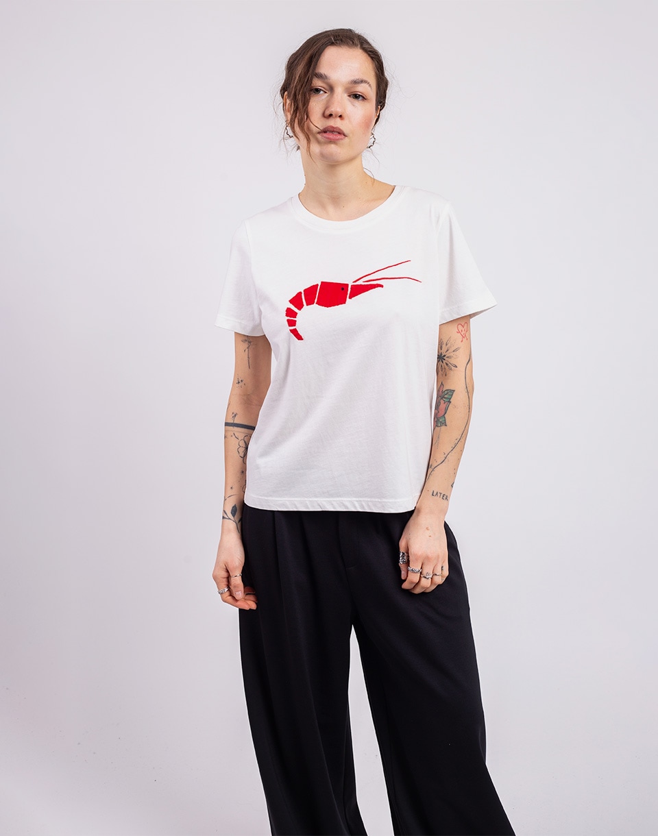 Thinking MU Origami Ida Tee WHITE S